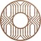 Ekena Millwork Empire Wood Fretwork Pierced Ceiling Medallion, Walnut, 18"OD x 6 5/8"ID x 1/4"T CMWP18X18X0250EPWA - alternate 1